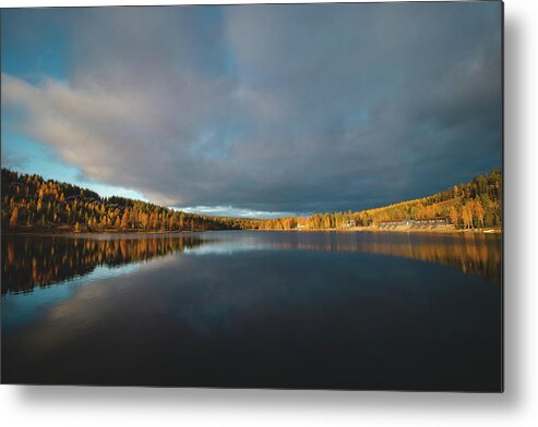 Relax Metal Print featuring the photograph Lake Syvajarvi, in Hyrynsalmi, Finland by Vaclav Sonnek