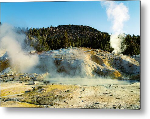 Lassen Metal Print featuring the photograph Large Boiling Pot by Mike Lee