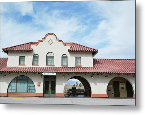 Las Vegas Metal Print featuring the photograph Las Vegas Train Depot by Kyle Hanson