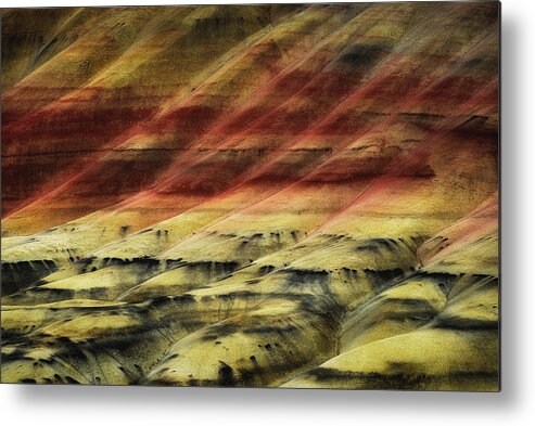 Painted Hills Metal Print featuring the photograph Layers of Time by Ryan Manuel