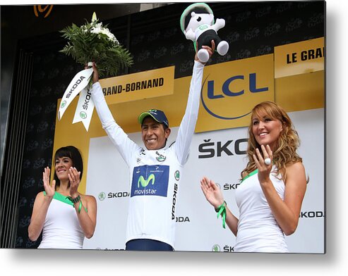 Movistar Metal Print featuring the photograph Le Tour de France 2013 - Stage Nineteen by John Berry