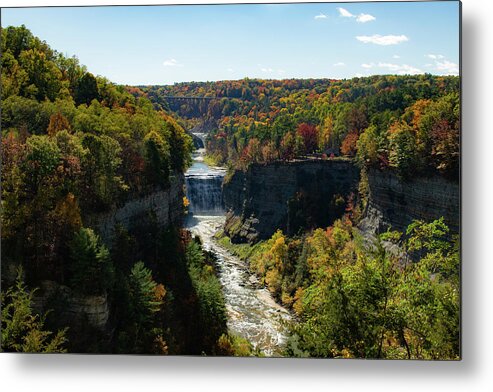 Nature Metal Print featuring the photograph Letchworth State Park by Nicole Lloyd