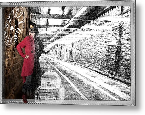 Steampunk Metal Print featuring the photograph Life is a Journey by Jean Gill