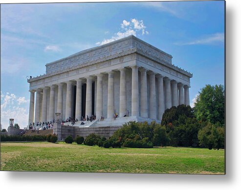 Lincoln Memorial Metal Print featuring the photograph Lincoln Memorial by Matthew DeGrushe