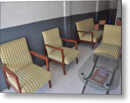 Chairs Metal Print featuring the photograph Living Room by Hilmi Abdul Azis Firmansyah