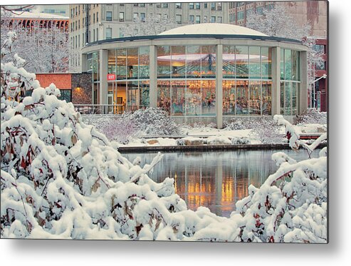 Spokane Metal Print featuring the photograph Looff Carrousel by James Richman