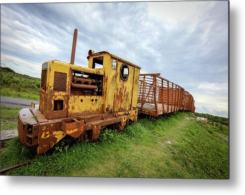  Metal Print featuring the photograph Sky Train #2 by Sublime Ireland