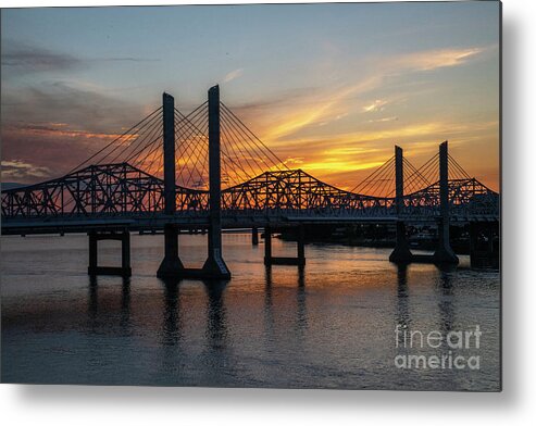 5193 Metal Print featuring the photograph Louiville Sunset by FineArtRoyal Joshua Mimbs