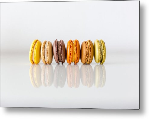 Unhealthy Eating Metal Print featuring the photograph Macaroons by Samere Fahim Photography