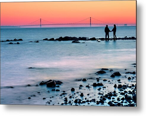 Michigan Metal Print featuring the photograph Macinack Moment by Dan McGeorge