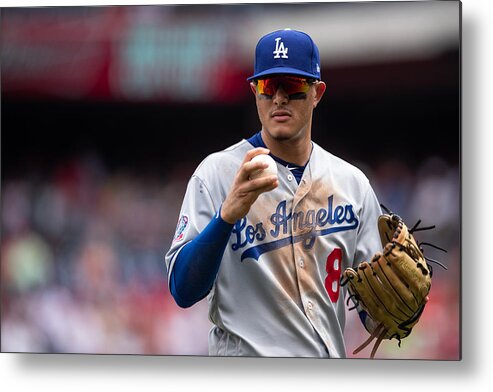People Metal Print featuring the photograph Manny Machado by Rob Tringali/Sportschrome