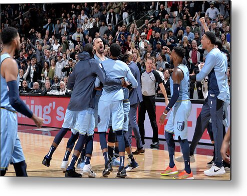 Marc Gasol Metal Print featuring the photograph Marc Gasol by Mark Sobhani
