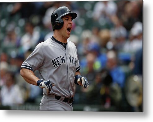Second Inning Metal Print featuring the photograph Mark Teixeira by Otto Greule Jr