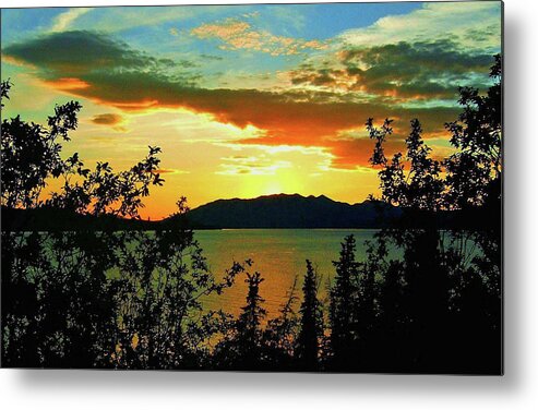 North America Metal Print featuring the photograph Marsh Lake - Yukon by Juergen Weiss