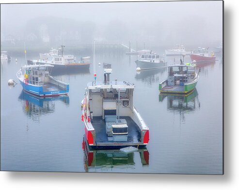 Marshfield Town Pier Metal Print featuring the photograph Marshfield Town Pier by Juergen Roth