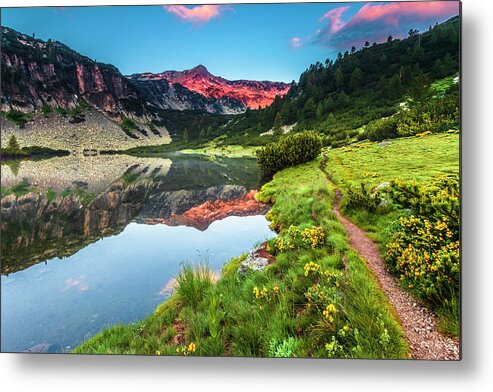 Bulgaria Metal Print featuring the photograph Marvelous Lake by Evgeni Dinev