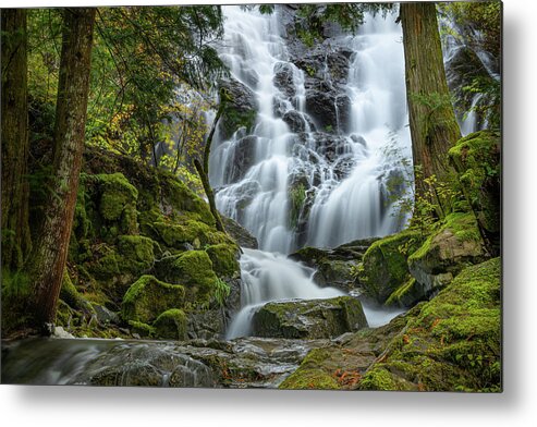 Waterfalls Metal Print featuring the photograph Mary Vine Falls by Bill Cubitt