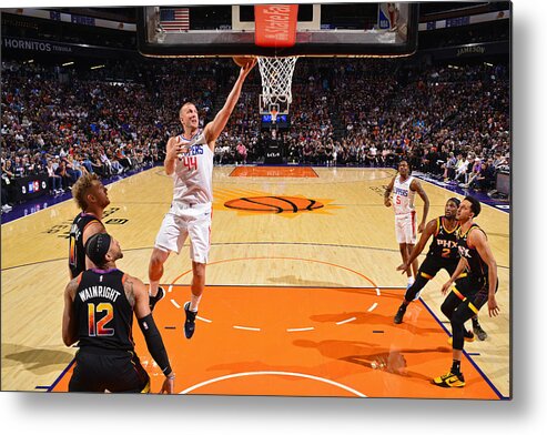 Mason Plumlee Metal Print featuring the photograph Mason Plumlee by Barry Gossage