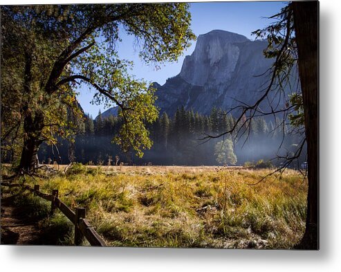 Half Dome Metal Print featuring the photograph Meadow View by Stephen Sloan