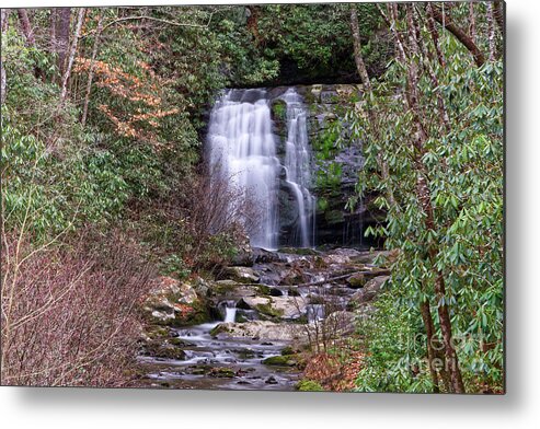 Meigs Falls Metal Print featuring the photograph Meigs Falls 11 by Phil Perkins