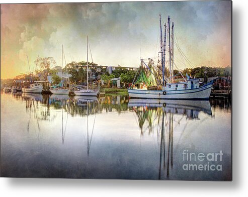 Shem Creek Metal Print featuring the photograph Memories of Shem Creek by Shelia Hunt