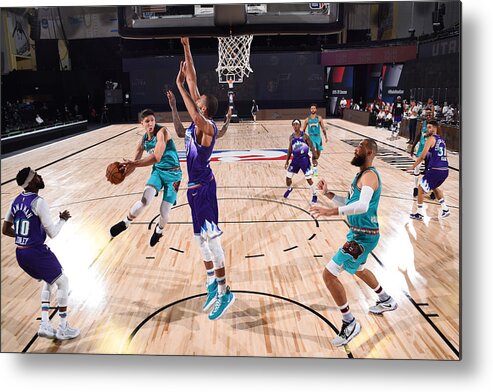 Nba Pro Basketball Metal Print featuring the photograph Memphis Grizzlies v Utah Jazz by Joe Murphy