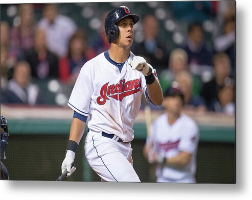 American League Baseball Metal Print featuring the photograph Michael Brantley by Jason Miller