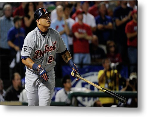 People Metal Print featuring the photograph Miguel Cabrera by Kevork Djansezian