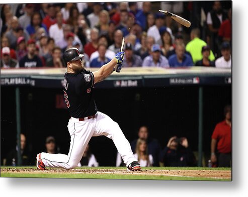 People Metal Print featuring the photograph Mike Napoli by Ezra Shaw