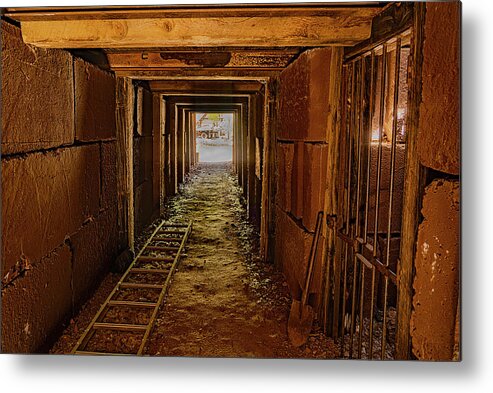  Metal Print featuring the photograph Mine Shaft by Al Judge
