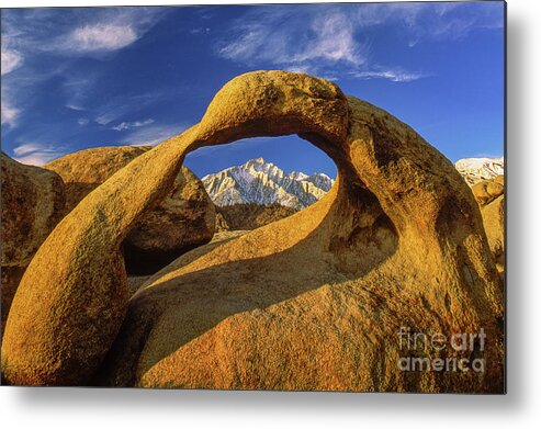 Alabama Hills Metal Print featuring the photograph Mobius Arch by Inge Johnsson