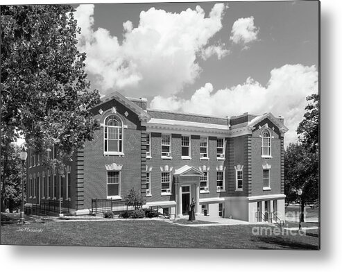 Monmouth College Metal Print featuring the photograph Monmouth College Mc Michael Academic Hall by University Icons