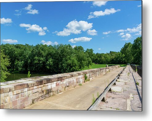 Monocacy Aqueduct Metal Print featuring the photograph Monocacy Aqueduct by Liz Albro