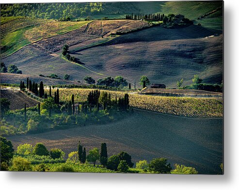 Tuscany Metal Print featuring the photograph Montepulciano Vista by Marian Tagliarino