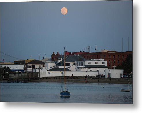  Metal Print featuring the photograph Moonlight Row by Louis Raphael