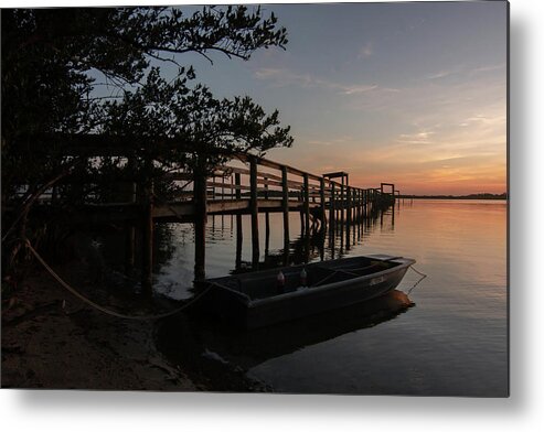 Morning Metal Print featuring the photograph Mornin' on the Indian River by Dorothy Cunningham