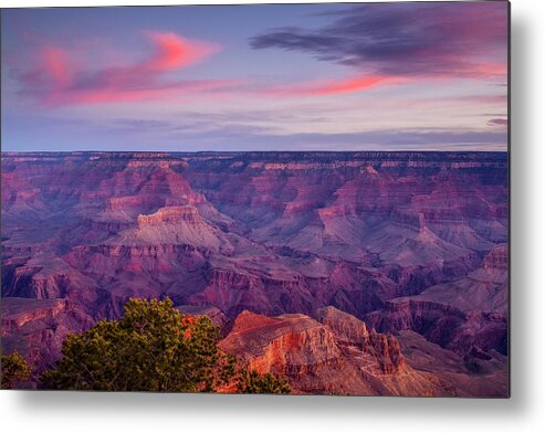 National Park Metal Print featuring the photograph Morning Hike into the Grand Canyon by Andrew Soundarajan
