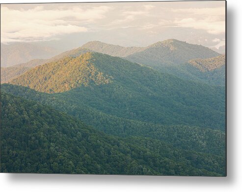 Smoky Metal Print featuring the photograph Morning in the Smokies by Cris Ritchie