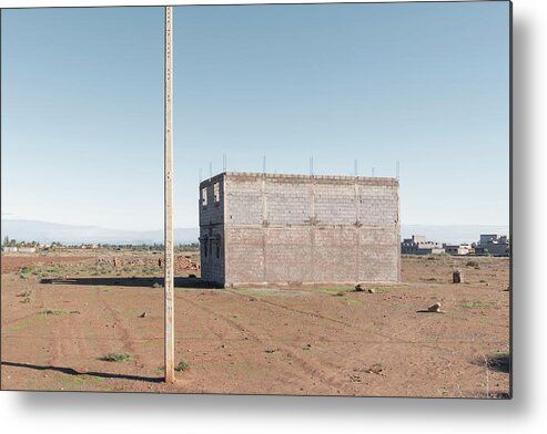New Topographics Metal Print featuring the photograph Moroccan Urbanscapes 32 by Stuart Allen