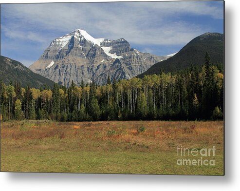 Mount Robson Metal Print featuring the photograph Mount Robson by Eva Lechner