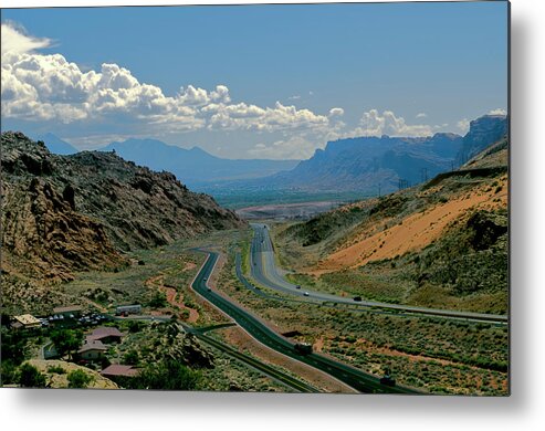 Arches Metal Print featuring the photograph Mountain Highway by Segura Shaw Photography