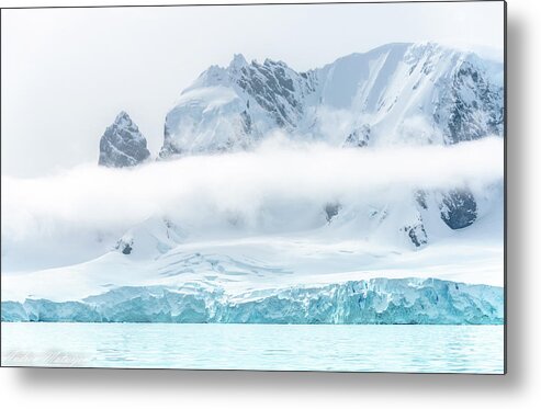 Mountain Metal Print featuring the photograph Mountain in the Clouds by Andrew Matwijec