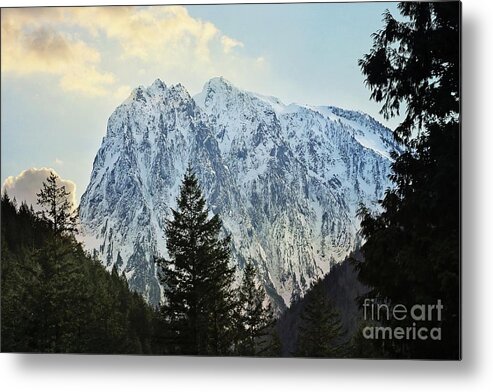 Mountains Metal Print featuring the photograph Mt Index by Sylvia Cook