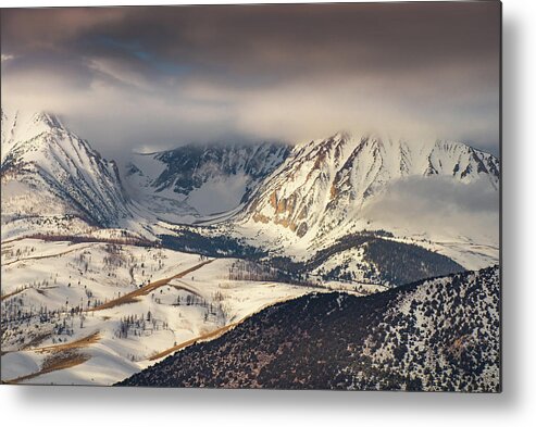 California Metal Print featuring the photograph Mt Lewis and June Lakes Region by Janis Knight