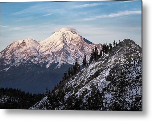 California Metal Print featuring the photograph Mt. Shasta by Gary Geddes