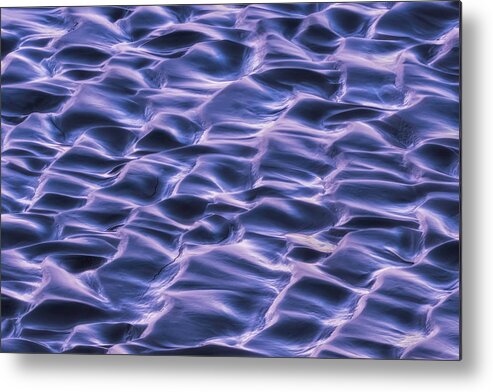 Mud Metal Print featuring the photograph Mud Pattern #1 by Ken Weber