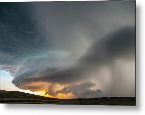 Weather Metal Print featuring the photograph Mullen, Nebraska by Colt Forney