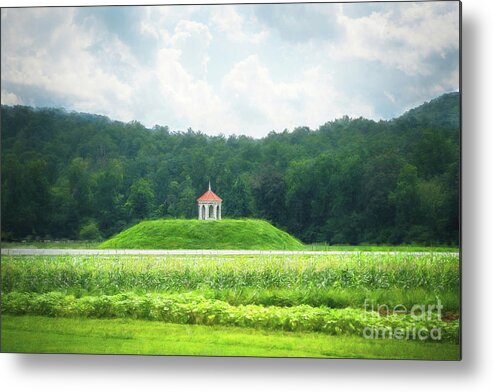 Nacoochee Metal Print featuring the photograph Nacoochee Indian Mound by Amy Dundon