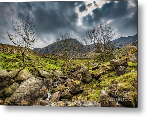 Nant Peris Metal Print featuring the photograph Nant Peris Snowdonia Wales by Adrian Evans