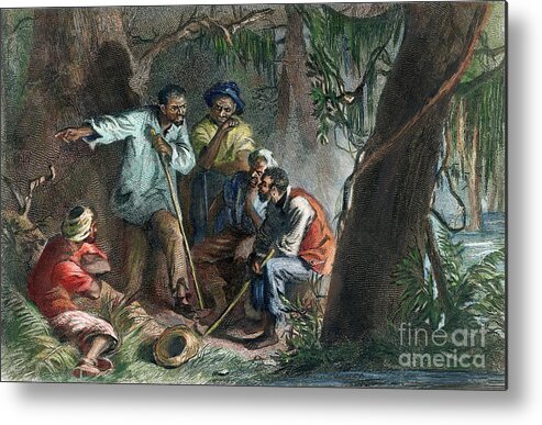19th Century Metal Print featuring the drawing Nat Turner by Granger